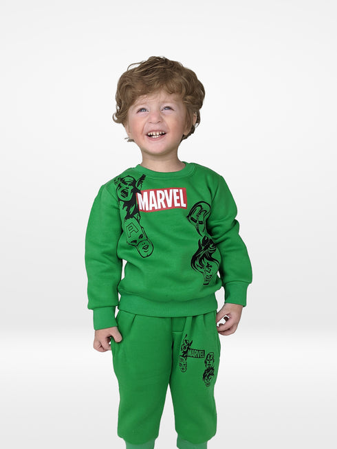 Marvel Superheroes Fleece Suit (Green)