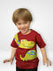 Dinosaur Printed T-Shirt (Maroon)