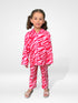 Cheetah Print Imported Linen Set (Pink)