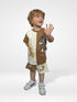 Tom & Jerry Cotton Short Set (Brown-Off White)
