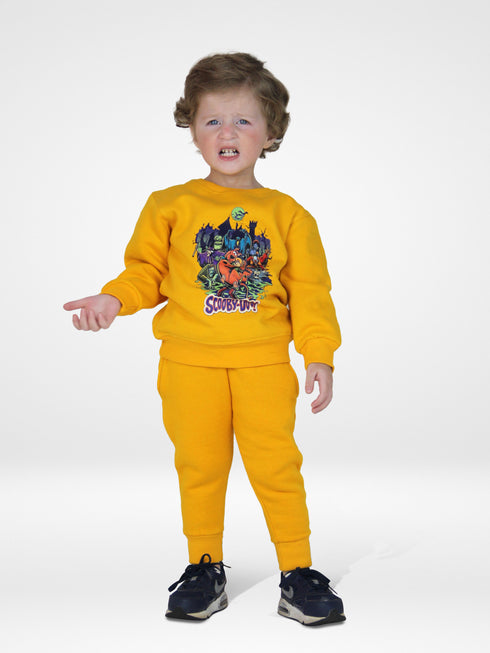 Scooby Doo Printed Fleece Suit (Yellow)