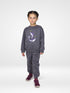 Dolphins Printed Fleece Suit (Purple)
