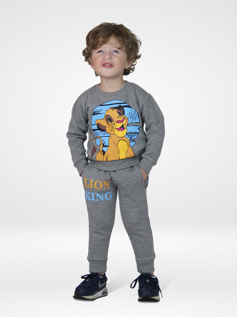 Lion King Fleece Suit (Grey)