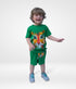 Hiding Lion Short Set (Dark Green)