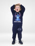 Stitch Printed Fleece Suit (Navy)
