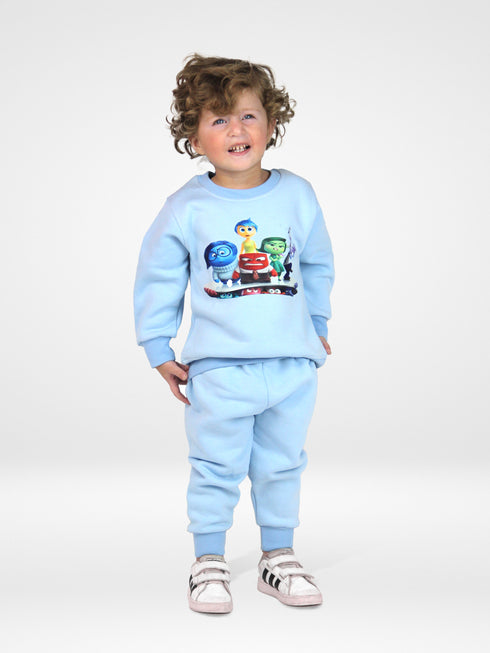 Inside Out Characters Fleece Suit (Sky Blue)