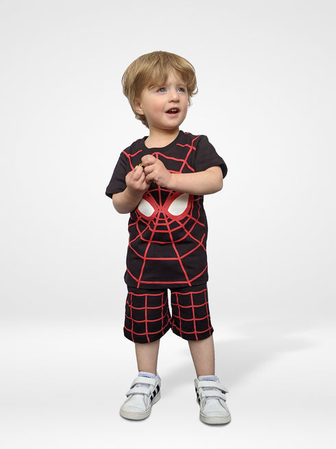 Spider Man Short Set (Black)