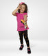 Minnie Mouse Printed Pajama Set (Pink/Black)