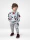 Mickey Allover Printed Fleece Suit (Grey)
