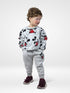 Mickey Allover Printed Fleece Suit (Grey)