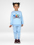 Inside Out Characters Fleece Suit (Sky Blue)