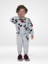 Mickey Allover Printed Fleece Suit (Grey)