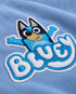 The Bluey Embroidered Varsity Fleece Suit (Sky Blue & White)