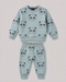 The Panda Themed Fleece Suit (Sage Green)