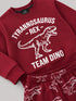 The Team Dino Fleece Suit (Maroon)