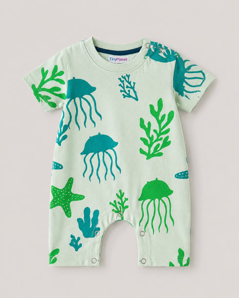 Ocean Adventure Soft Cotton Romper