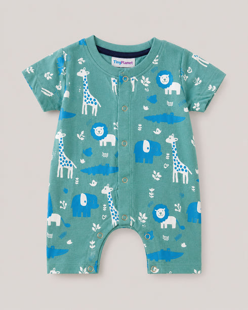 Safari Adventure Soft Cotton Romper
