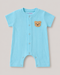 Embroidered Teddy Bear Soft Ribbed Romper