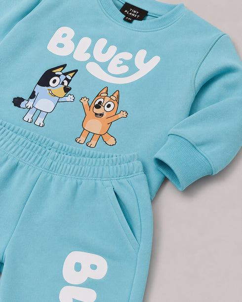 The Bluey & Bingo Fleece Suit (Sky Blue)