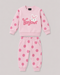The Polka Bunny Fleece Suit (Baby Pink)