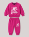 The Barbie Themed Fleece Suit (Hot Pink)