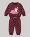 The Dotty Deer Fleece Suits (Maroon)