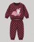 The Dotty Deer Fleece Suits (Maroon)