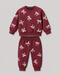 The Ribbon Themed Fleece Suit (Maroon)