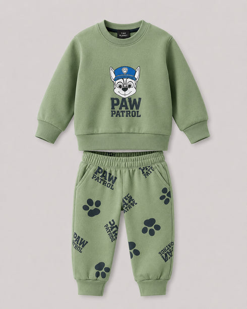 The Patrol Themed Fleece Suit (Green)