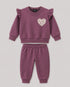 The Cozy Heart Fleece Suit (Cocoa Brown)