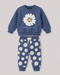 The Daisy Dream Fleece Suit (Dusty Blue)
