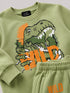 The Wild Rex Fleece Suit (Sage Green)