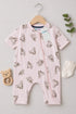 Bambi Themed Soft Cotton Zip Romper