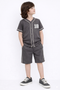 Rookie Embroidered Baseball Set (Charcoal)
