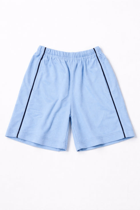 Cloudy Embroidered Baseball Set (Sky Blue)