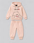 The Bear Hug Hooded Fleece Suit (Rose Peach)
