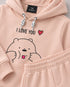 The Bear Hug Hooded Fleece Suit (Rose Peach)
