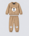 The Happy Bear Fleece Suit (Beige)