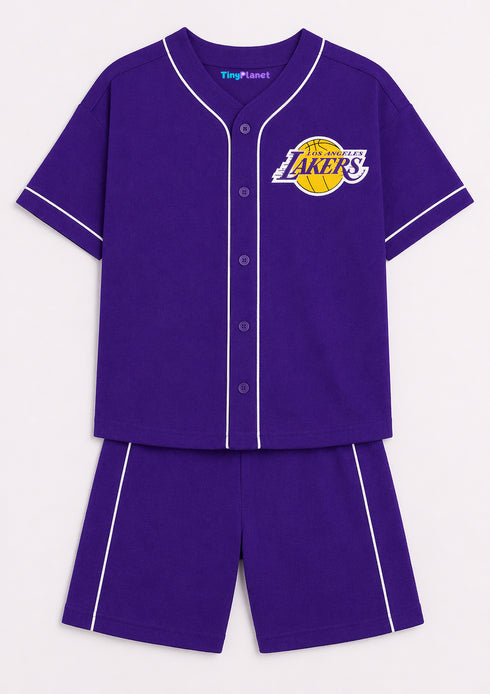 Lakers Baseball Set (Purple)