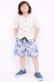 Imported Embroidered Shirt Floral Short Set