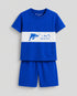 Dolphin Dash Cotton Short Set (Pacific Blue)