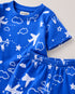 The Sky Explorer Cotton Short Set (Aero Blue)