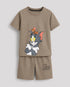 The Tom & Jerry Cotton Short Set (Khaki)