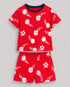The Game Day Cotton Short Set (Red)