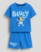Bluey Buddy Cotton Short Set (Ocean Blue)