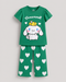 Frill Sleeves Cinnamoroll’s Garden Cotton Trouser Set (Kelly Green)