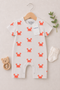 Lil' Crab Themed Cotton Romper (Ivory)
