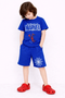 Awesome Marvel Hero Cotton Short Set (Blue)
