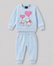 The Kitty Love Fleece Suit (Baby Blue)
