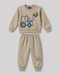 The Little Builder Fleece Suit (Beige)